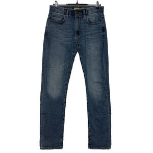 Lee Jeans Mens 32X34 Blue Extreme Motion Slim Fit Straight Stretch Performance